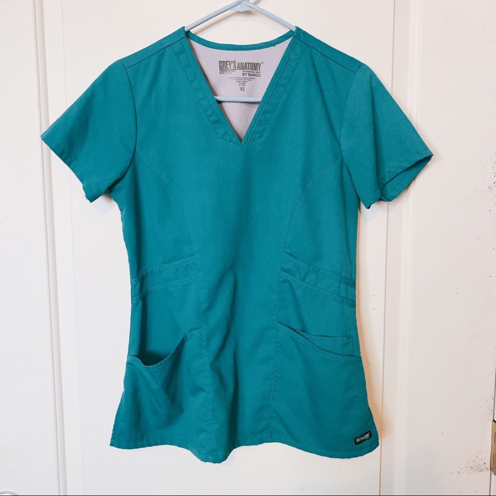Grey’s Anatomy Teal Scrub Top